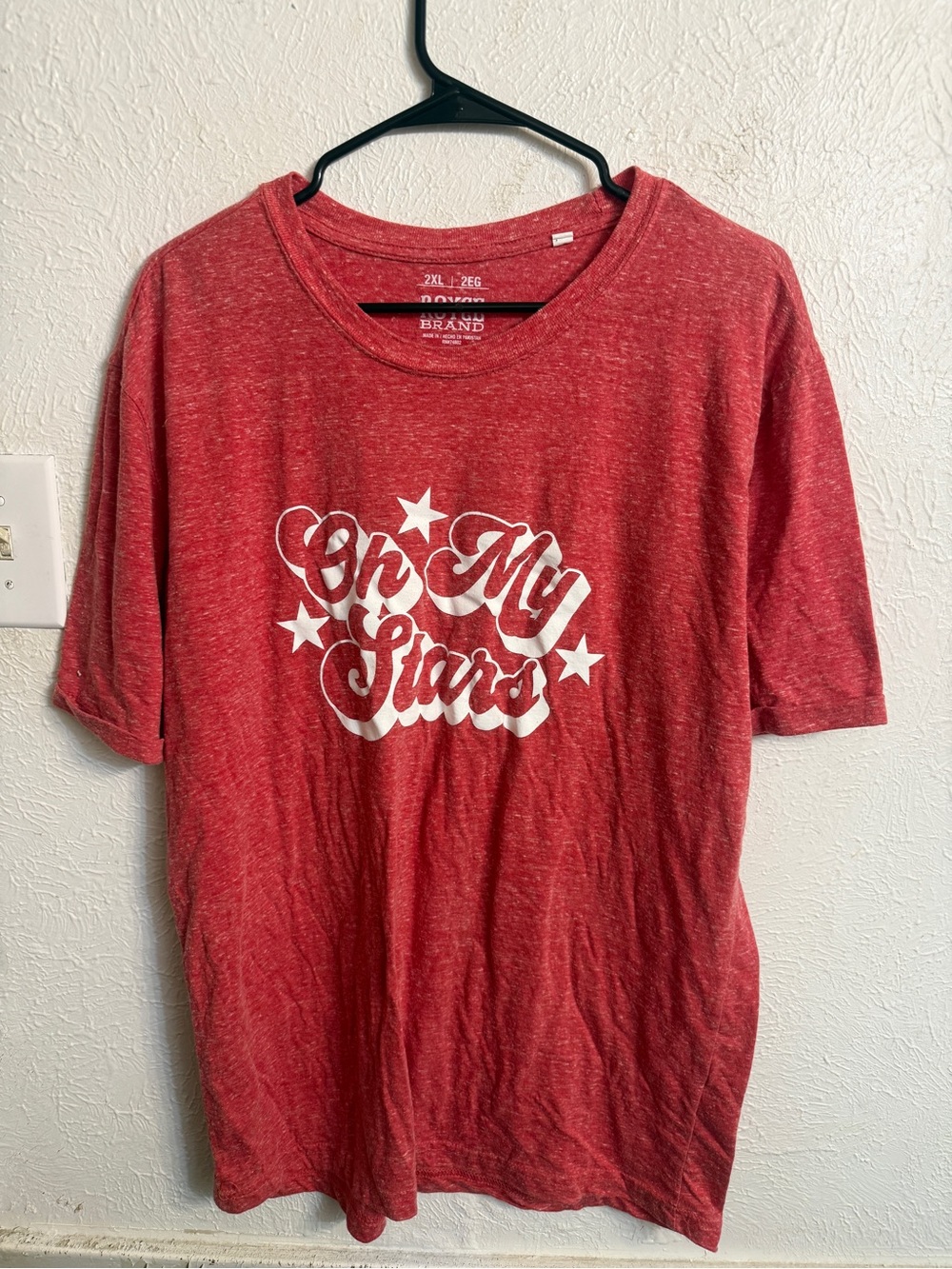 Women’s Red 'Oh My Stars' Graphic Tee